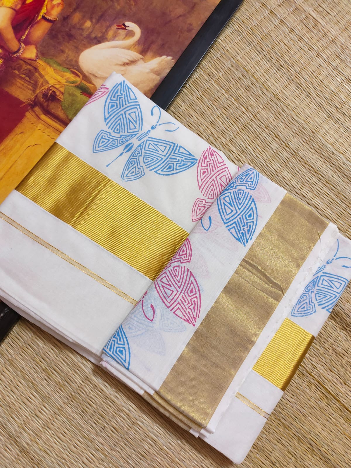 Premium Cotton printed saree