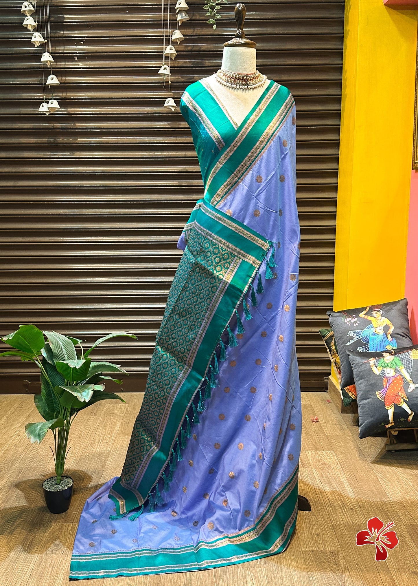 Premium kanchi semi silk saree