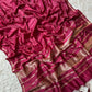 Banarasi semi katan silk with buttas