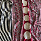 Soft and flowy crepe silk saree with stripes and ajrakh pallu