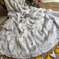 Pure mul cotton saree with cute prints and silver zari stripes