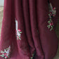 Premium kota doriya saree with multicolor thread embroidery and lace border