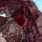 Space Silk with cut dana sequins