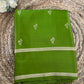 Beautiful semi gajji silk saree with beautiful floral butta weavings