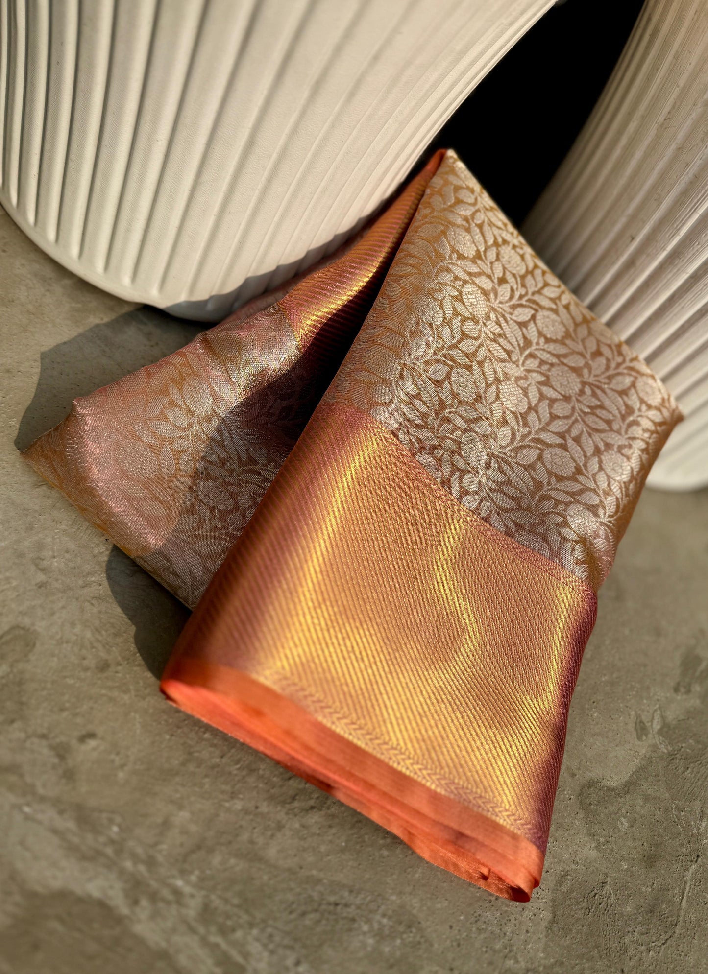 Semi Banarasi Tissue saree