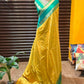 Beautiful semi silk saree with contrast border (Prebooking 35 days)