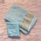 Beautiful russian viscous silk saree with checks
