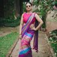 Mul Cotton saree with tassels - PP