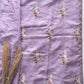 Premium kota doriya saree with multicolor thread embroidery and lace border