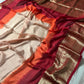 Beautiful mix cotton tie dye saree with multi colors