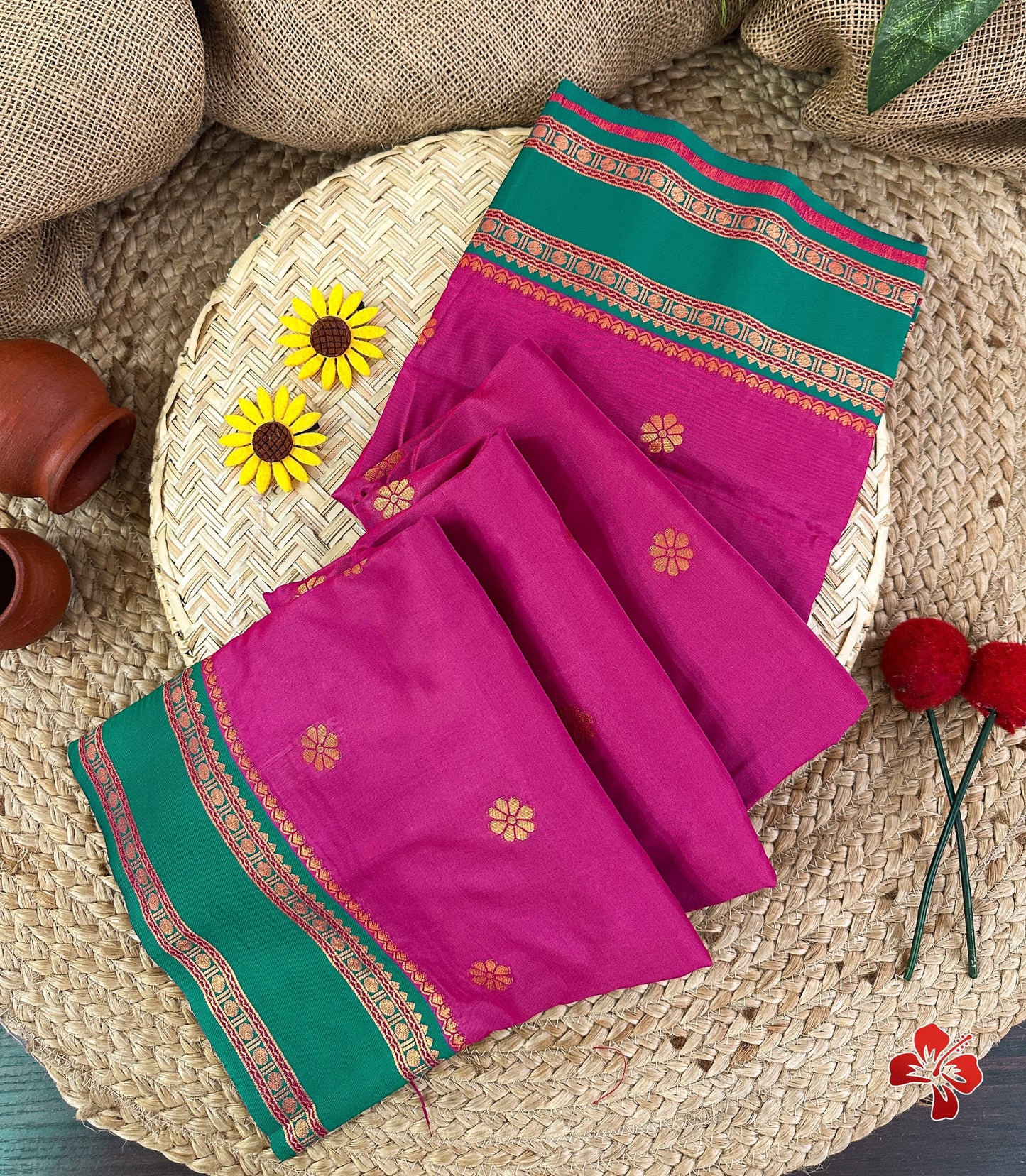 Premium kanchi semi silk saree