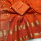 Beautiful viscose kota saree with dual jacquard border