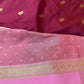 Beautiful soft semi silk saree with contrast border