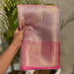 Semi banarasi tissue saree