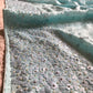 Pure Chinnon Silk saree with pearl sequins handwork
