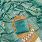 Premium space silk saree with cutdana work
