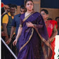 Nayanthara inspired Maheshwari silk cotton saree
