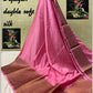 Gorgeous warm silk saree with broad border