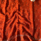 Viscous georgette with satin borders and round sequins buttas