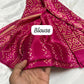 Crepe silk saree with bandhini prints
