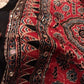 Pure Handblock ajrakh print mirror work modal silk saree (Prebooking 35 days)
