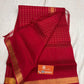 Beautiful Mangalagiri Silk cotton saree with zari checks