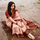 Pure sungudi cotton saree with mini checks and gopuram border
