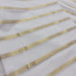 Kerala cotton saree with stripes