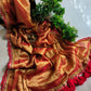 Mul tissue saree with lace border - 4