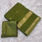 Beautiful viscose kota saree with dual jacquard border