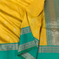 Beautiful semi silk saree with contrast border (Prebooking 35 days)