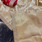 Pure tissue kanchi saree with velvet blouse