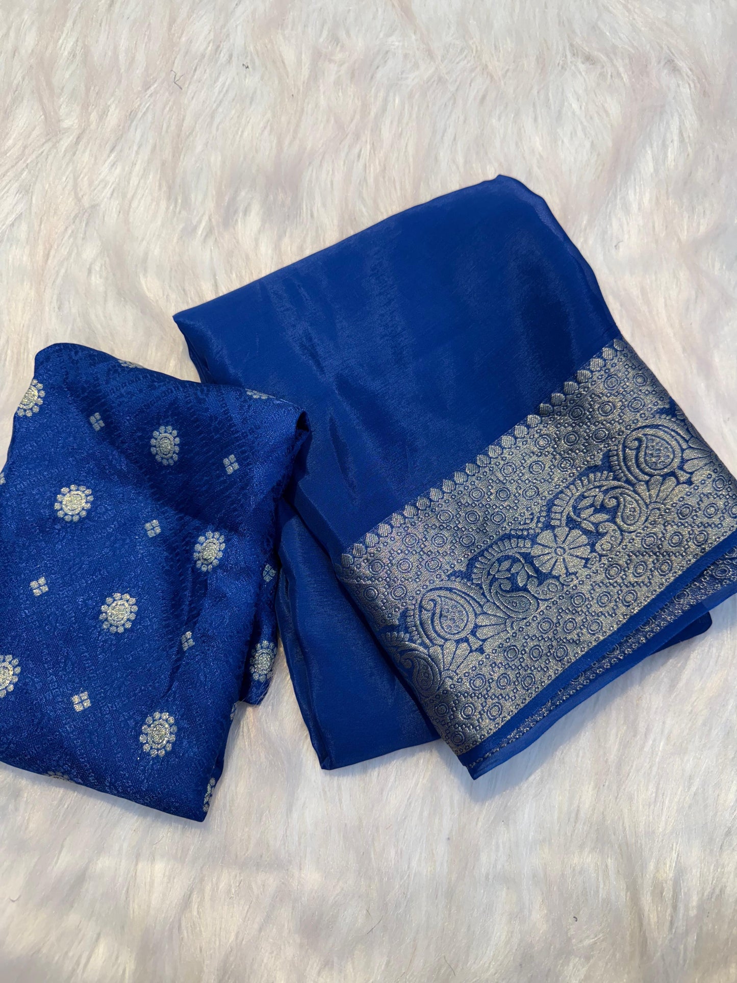 Soft viscous crepe silk saree