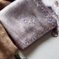 Premium organza saree with multi color sequins work
