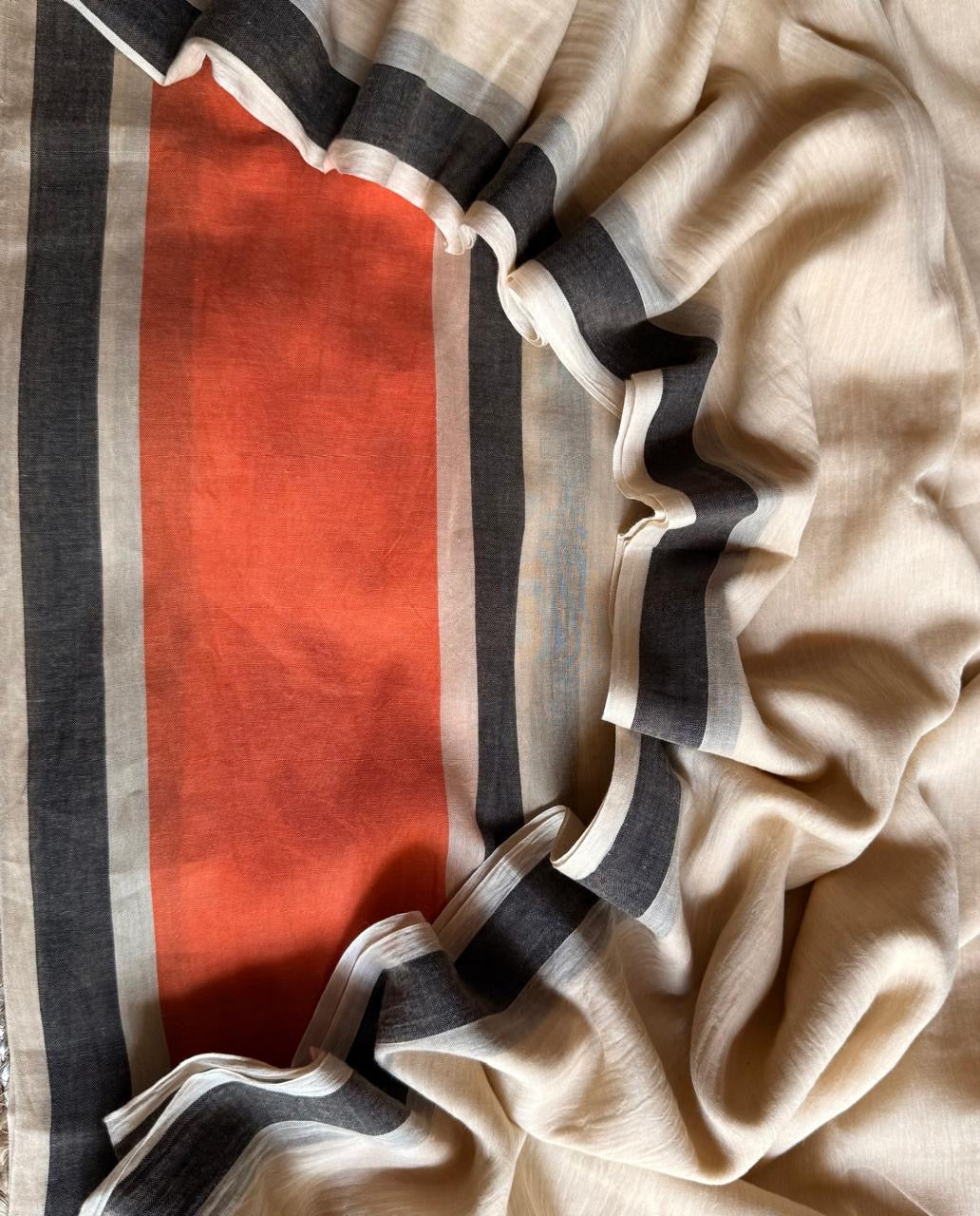 Mul cotton with kattikara border