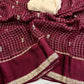 Beautiful viscose georgette saree with sequins butti