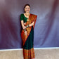 Aranya handwoven big border Narayanpet cotton sarees
