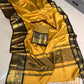 Beautiful semi katan Banarasi silk saree with contrast border
