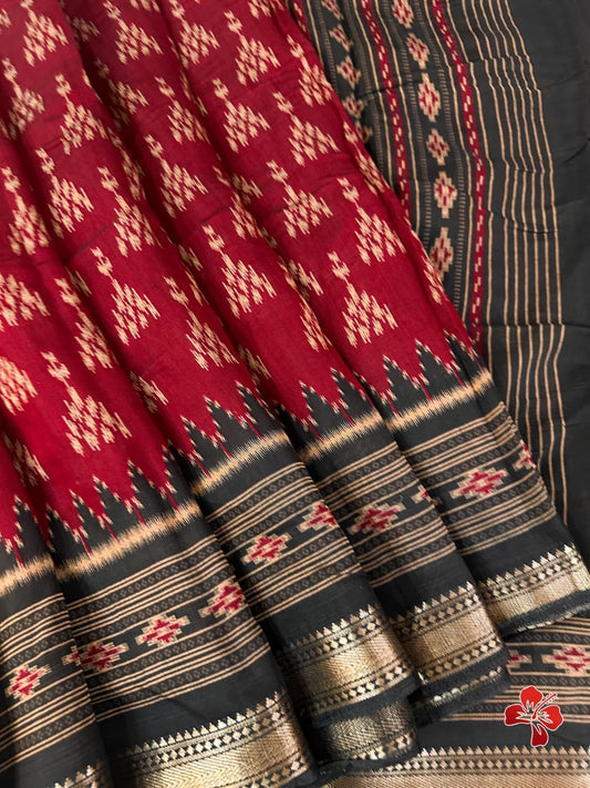 Soft ikkat printed mix cotton sarees