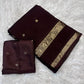 Beautiful viscose kota saree with dual jacquard border