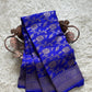 Semi Banarasi georgette saree with antique weaves