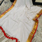 Soft Mul cotton saree - Red2