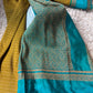 Beautiful khaddi georgette saree with intricate weavings!