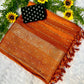 Beautiful semi dola silk sarees with zari lines