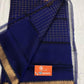 Beautiful Mangalagiri Silk cotton saree with zari checks