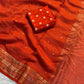 Beautiful russian viscous silk saree with checks