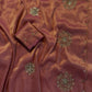 Soft two tone tissue silk with sequins and gotta patti work