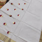 Polka weaved kerala cotton saree