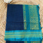 Premium silk cotton sarees with zari checks and contrast border