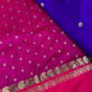 Gorgeous premium semi silk saree with mango woven contrast border